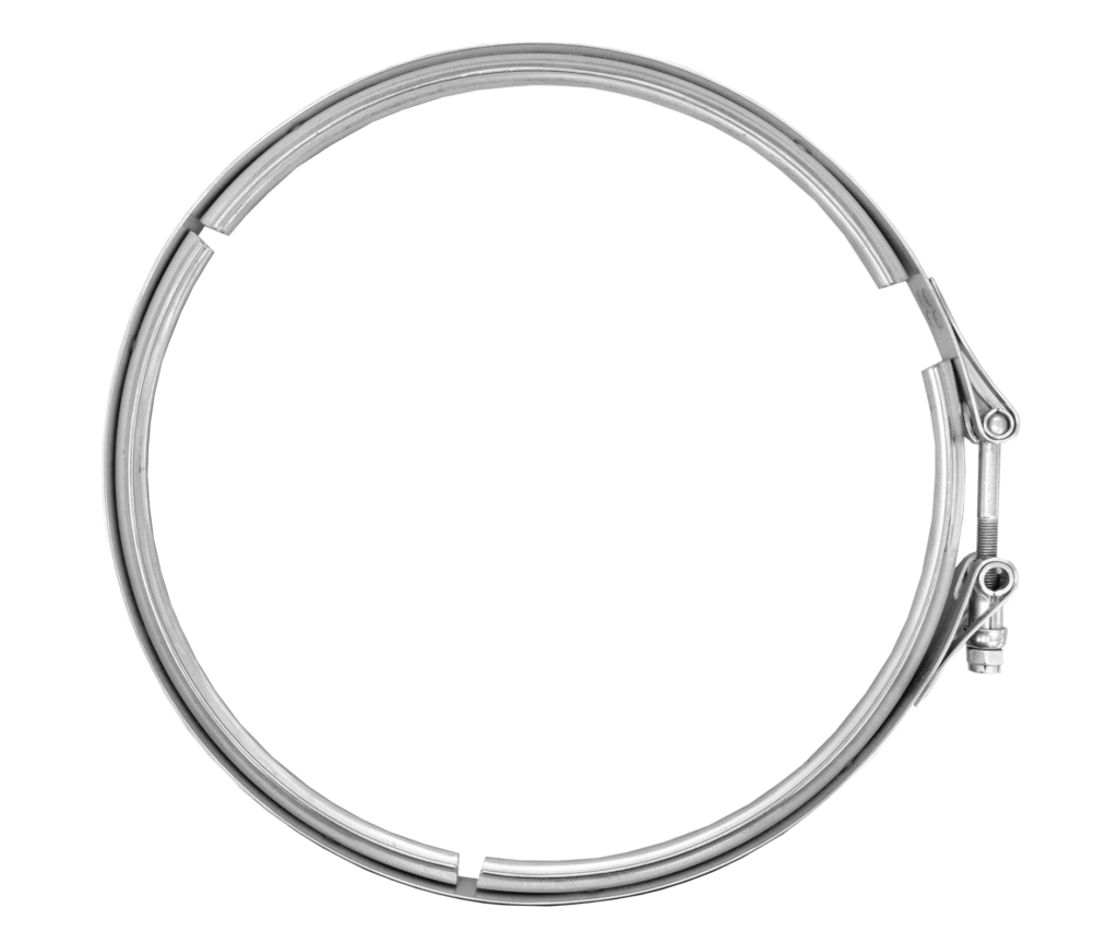 Series 50 clamp for Detroit Diesel DPF and DOC system