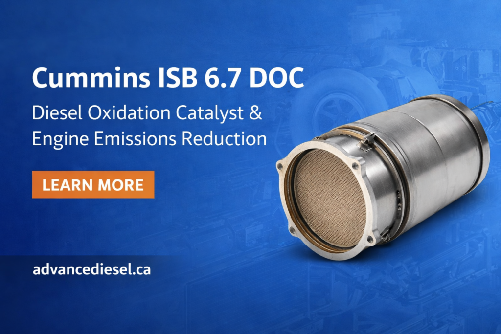 Cummins ISB 6.7 DOC diesel oxidation catalyst for Cummins ISB 6.7 engine