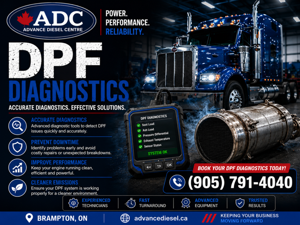 DPF Diagnostics in Brampton, ON | Advance Diesel Centre