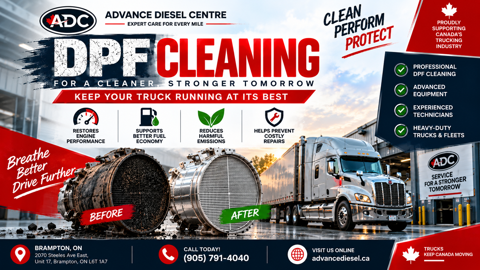 DPF Cleaning in Brampton