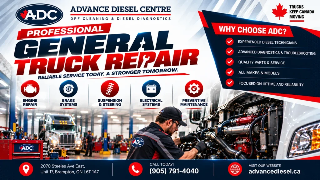 General Truck Repair in Brampton